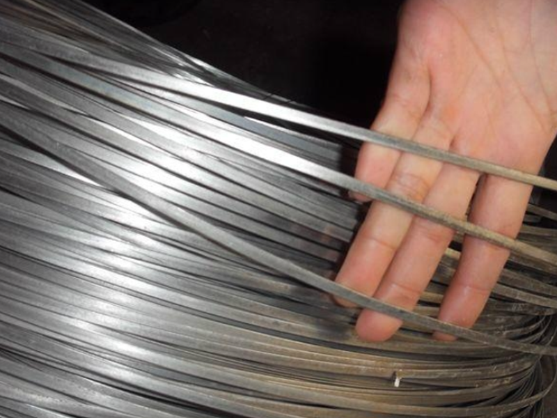0.5mm X 2.0mm Galvanized Flat Wire