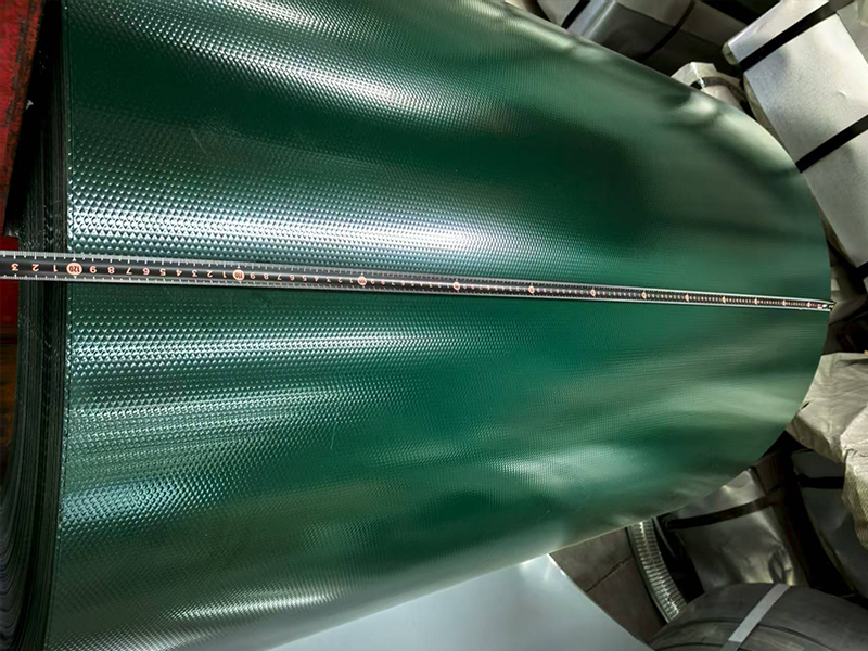 Embossed ppgi colis detail