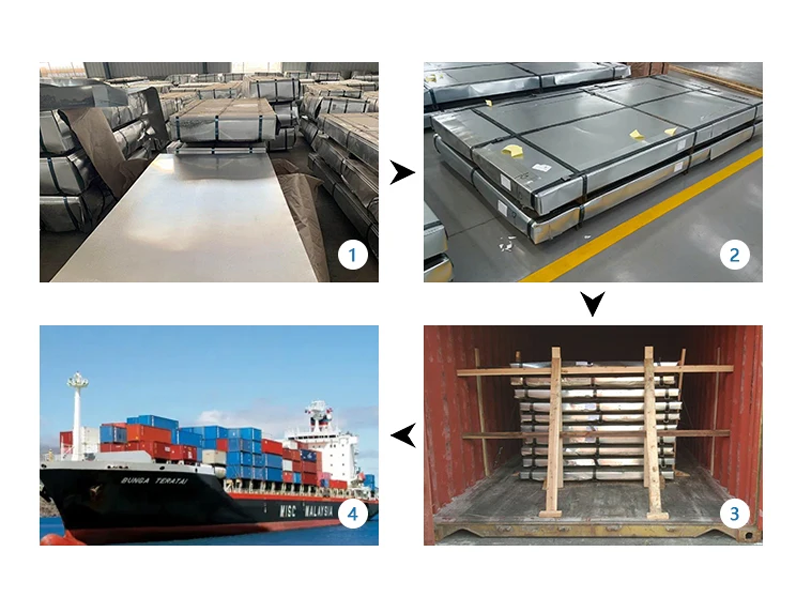 dx52d+z galvanized steel plates