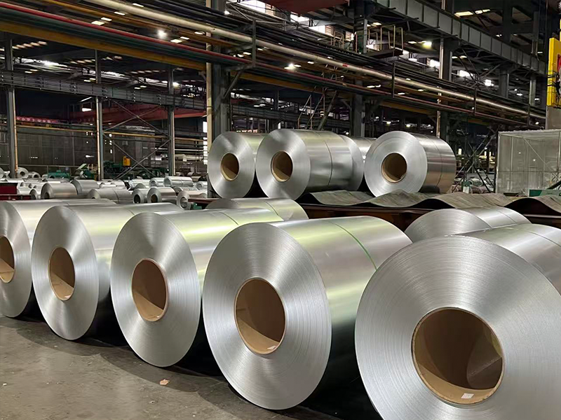 Detail drawing of unpackaged galvanized coil