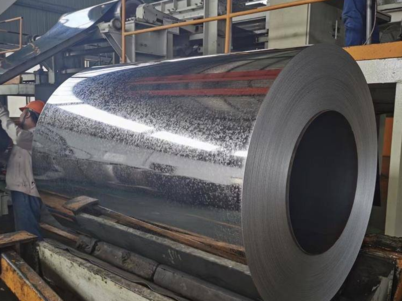 Galvanized steel coil zinc flower production