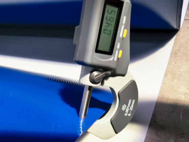 measurement of colored-coated aluminum strips