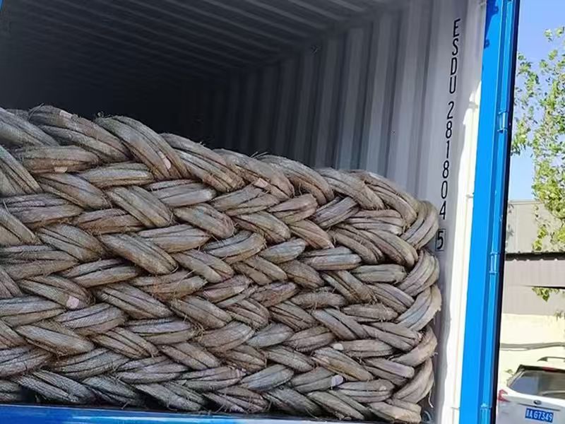 Galvanized steel wire ready to go