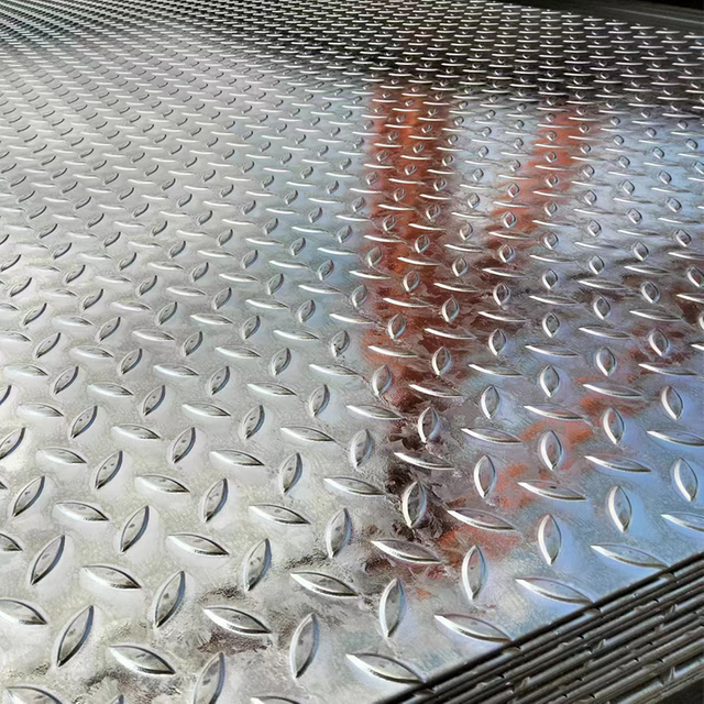 DX51D Galvanized Checkered Steel Plate