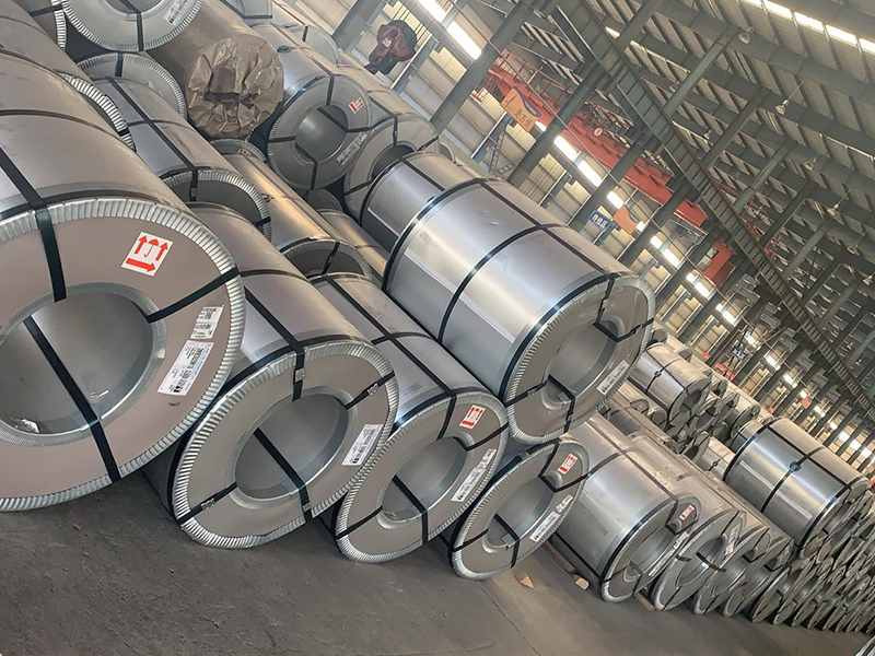 Galvanized steel coil zinc flower factory detail