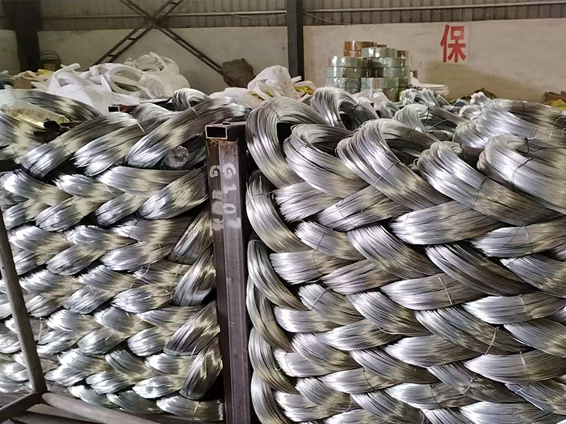 Galvanized steel wire finished photo