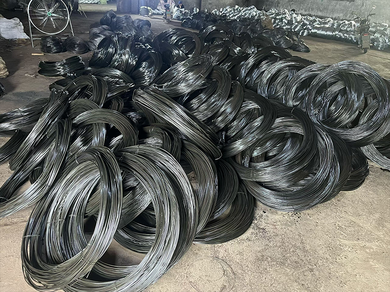 black steel wire