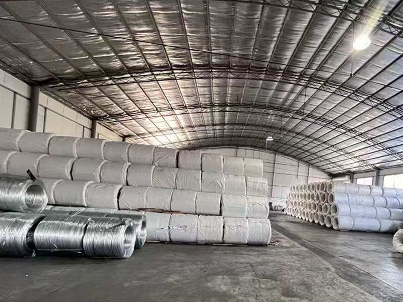Galvanized steel wire stock large