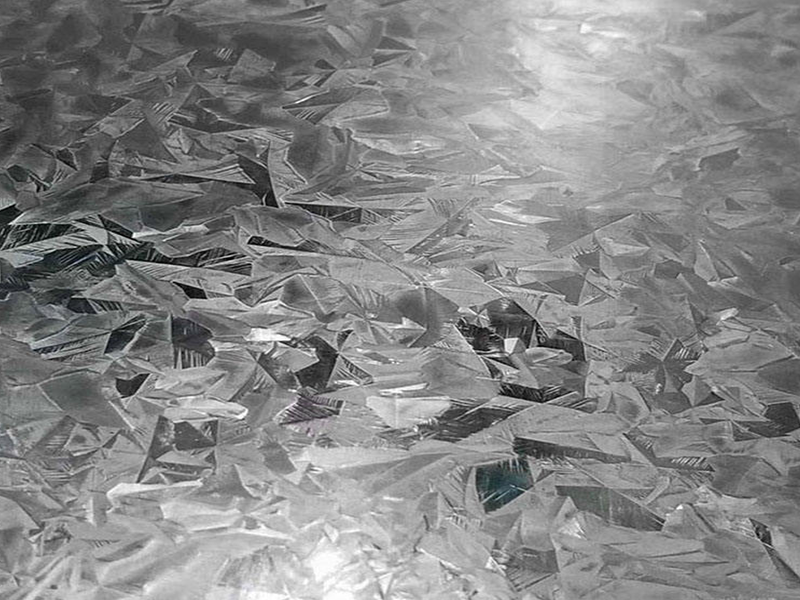 Galvanized steel sheets surface