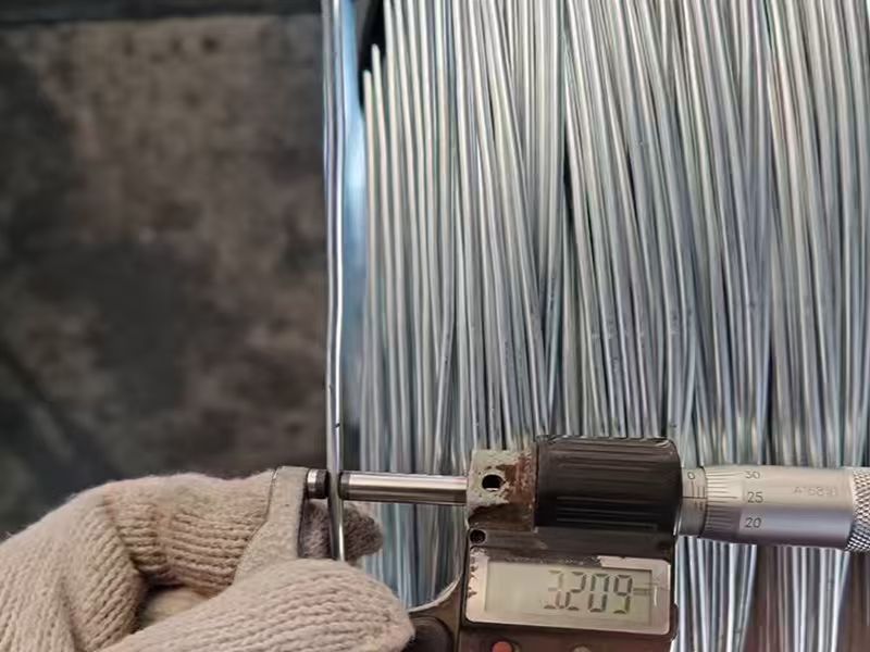 Galvanized wire measure