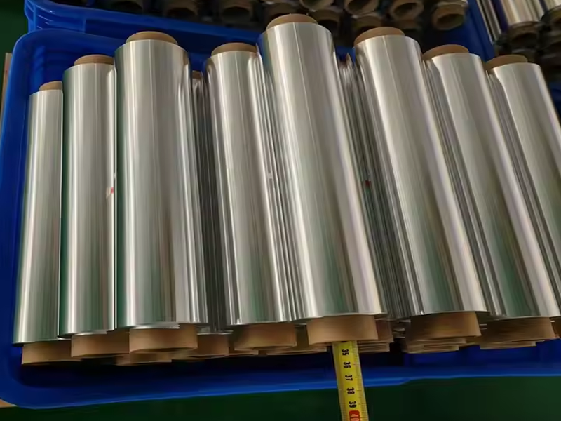 Aluminium foil rolls measure