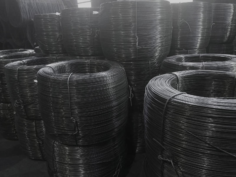 black steel wires
