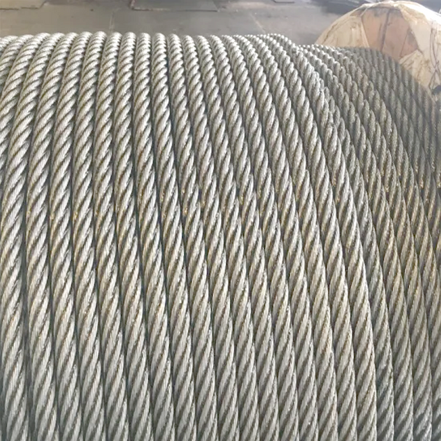 6×37 Galvanized Steel Wire Rope