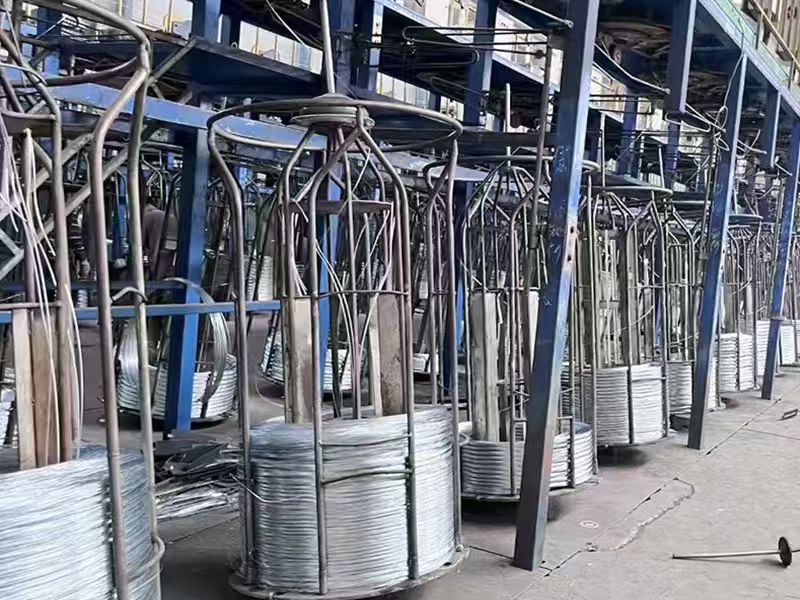 Galvanized steel wire line