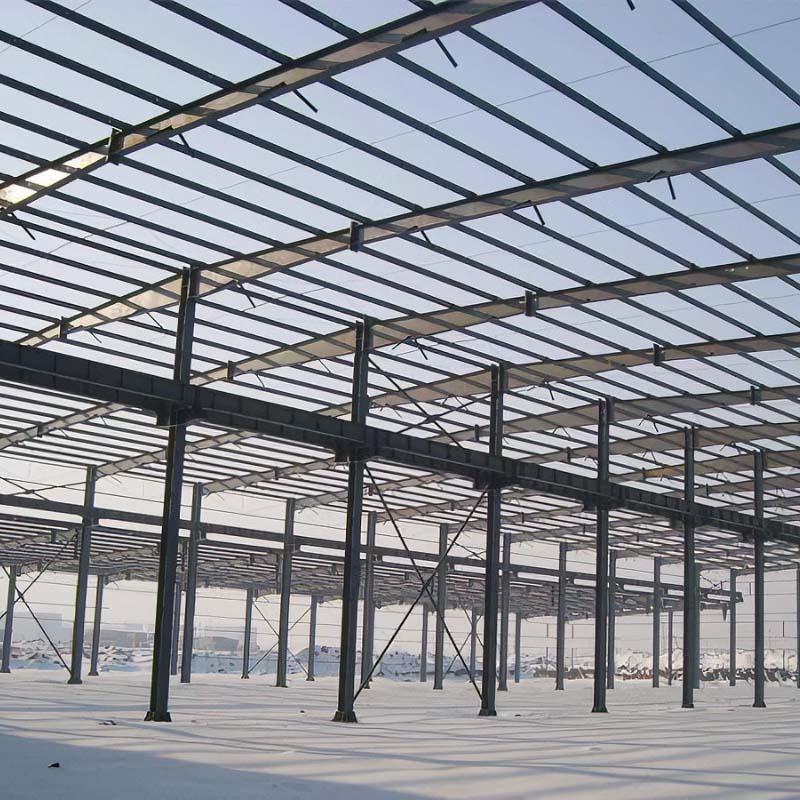 Carbon steel forms the skeletal backbone of standard industrial warehouses